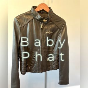 Baby Phat Brown leather jacket